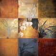 thumbnail image 2 of Li-Leger, Don 26x26 Gold Ornate Wood Framed with Double Matting Museum Art Print Titled - Orchid Nine Patch, 2 of 4