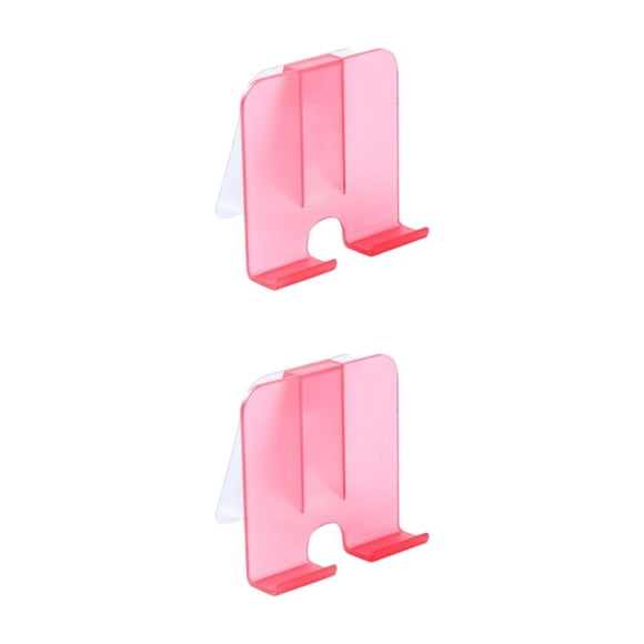 Soporte para teléfono Naiovety Estante de baño Rosa 2Conjunto