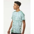 thumbnail image 2 of Dyenomite - Crystal Tie-Dyed T-Shirt - 200CR - Moss - Size: S, 2 of 3