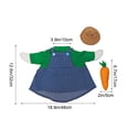 thumbnail image 3 of Conjunto de Ropa de Poliéster para Porche con Diseño de Ganso: Overol de Mezclilla MNFD, 3 of 9