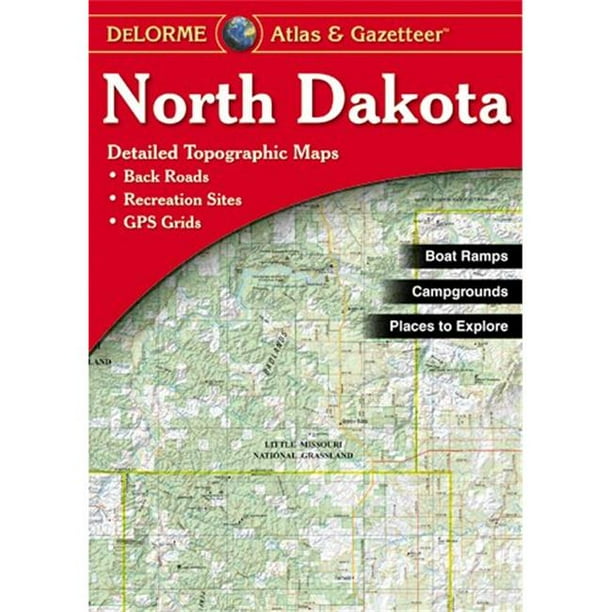 Universal Map 17812 Atlas & Gazetteer Dakota du Nord