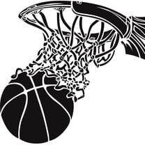 Vinyl Wall Decal Sticker : Basketball Player Sports Boy Girl Teen Bedroom Bathroom Living Room Picture Art Peel & Stick Mural Size: 20 Inches X 20 Inches -