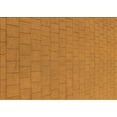 thumbnail image 1 of Ahgly Company Machine Washable Indoor Rectangle Transitional Dark Orange Area Rugs, 7' x 9', 1 of 7