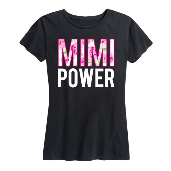 Instant Message - Mimi Power Floral - Women's Short Sleeve Graphic T-shirt