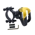 thumbnail image 2 of Gancho universal para colgar bicicletas, de metal, profesional, con clip de liberación rápida, resistente. Negro Amarillo, 2 of 9