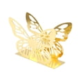 thumbnail image 2 of Home Tissue Shelf Western Restaurant Hotel Desktop Napkin Shelf Iron Hollow Metal Tissue Shelf, 2 of 6