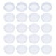 thumbnail image 1 of Uxcell 20Pcs 35mm/1.4in Ventilaciones de Aire Circulares, Cubierta de Ventilación de Soffit Blanca, 1 of 5