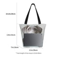 thumbnail image 3 of Disketp Adorable Puppy Portrait for Women’s Casual Shoulder Tote Bag Cross-body Handbags for Shopping, Travel and Daily Use, 3 of 6