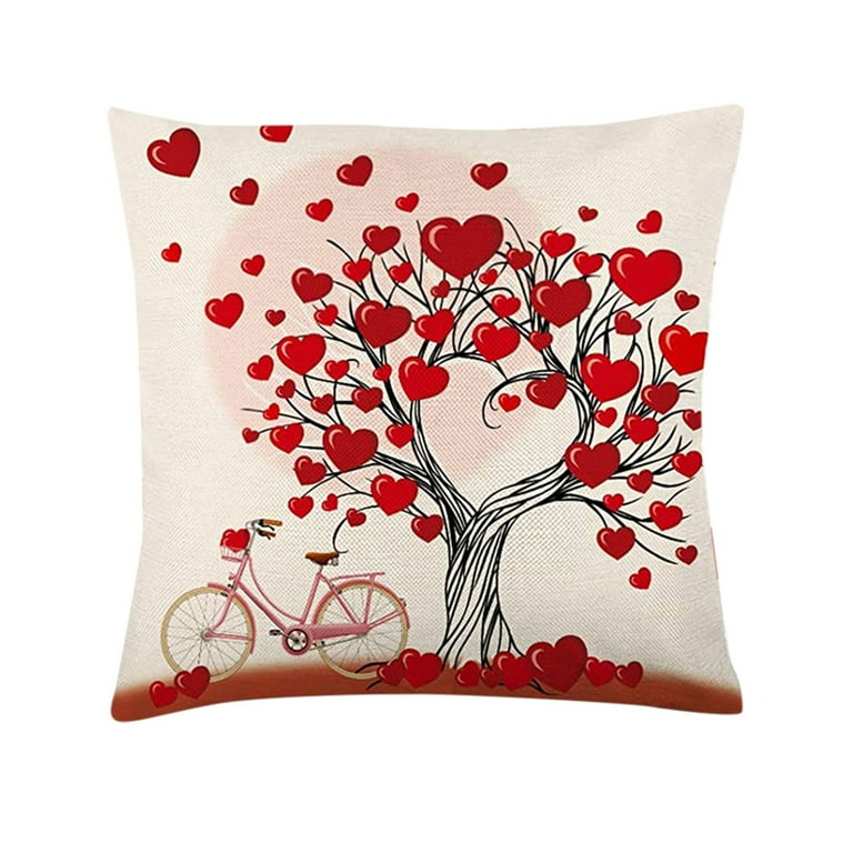 Day Pillowcase Decorative Home Case Valentine s Case Creative 1PC