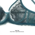 thumbnail image 4 of Ultra Thin Lace Embroidery Bra Soft Underwired Push Up Breathable Casual Bralette, 4 of 11