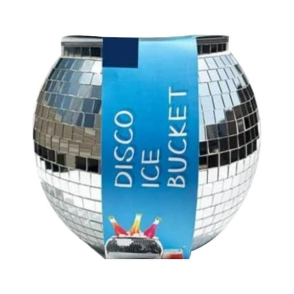 Uanit Mirror Ice Bucket New Party Dance Reflective Laser Champagne Drinks Cooler Grain For Wine Beer