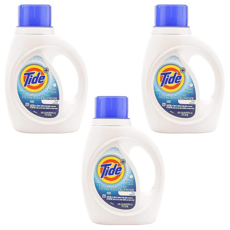 Tide Coldwater Clean Unscented Free Nature (Pack of 3)