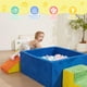 thumbnail image 4 of Juguetes de espuma para escalada HAHASOLE para niños pequeños con piscina de bolas grande, 4 of 7