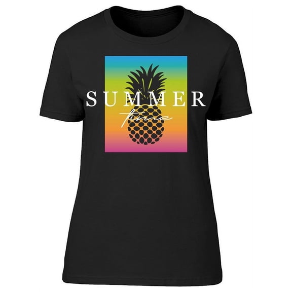 Vintage Summer Time Pineapple T-Shirt Women -Image by Shutterstock, Female 3X-Large