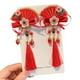thumbnail image 1 of Diadema Hanfu estilo rojo para niños, horquilla antigua con borla, pinza para el cabello, accesorios para el cabello de Feliz Año Nuevo, 1 of 1