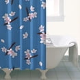 thumbnail image 4 of Pioneer Flower Floral Print Pattern Shower Curtain 36"x72" ,Bathroom Decorative Shower Curtains Set with 12 Hooks,Modern Waterproof Washable Shower Curtain, 4 of 6