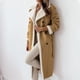 thumbnail image 4 of Parkas de manga larga para mujer, chaqueta polar grande, abrigo largo cálido, abrigo tipo suéter, abrigos de algodón para niñas, 4 of 9