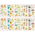 thumbnail image 1 of 10 hojas de tatuajes temporales luminosos para niños, 150 estilos: tigre, dinosaurio, brillan en la oscuridad, recuerdos de fiesta para niños y niñas, regalo, 1 of 8