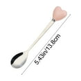 thumbnail image 3 of Fasiaou Heart-Shaped Handle Stainless Steel Fork and Spoon Cutlery Set for Dining and Gifting,D, 3 of 7