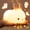 Modern, variant on BIBEARBIBEAR Squishy Bunny Night Light for Kids,16 Colors Dimmable Soft Silicone LED Lamp,1200mAh Rechargeable Kawaii Nursery Room Decor,Birthday Easter Gifts for Baby Girls