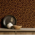 thumbnail image 5 of S4Sassy Leopard Print Wallpaper - Animal Theme Removable Walls Covering, 25" x 60" Self-Adhesive Vinyl Wall Paper, Decorative Wallwrap, Easy DIY Walls Covering For Bedroom, Living Room - Brown, 5 of 9