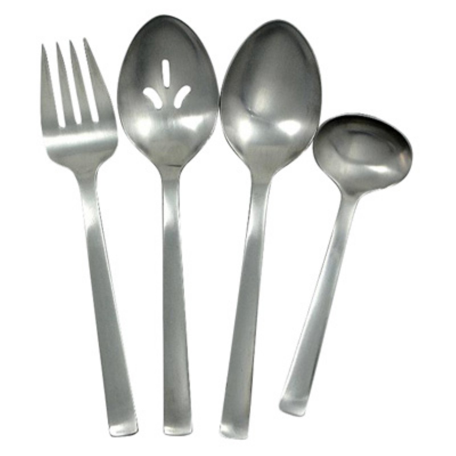 Ginkgo Norse Stainless Satin Finish Flatware Hostess Set Set of 4