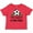 Red, variant on Inktastic Soccer My Daddy is the Coach Boys or Girls Baby T-Shirt