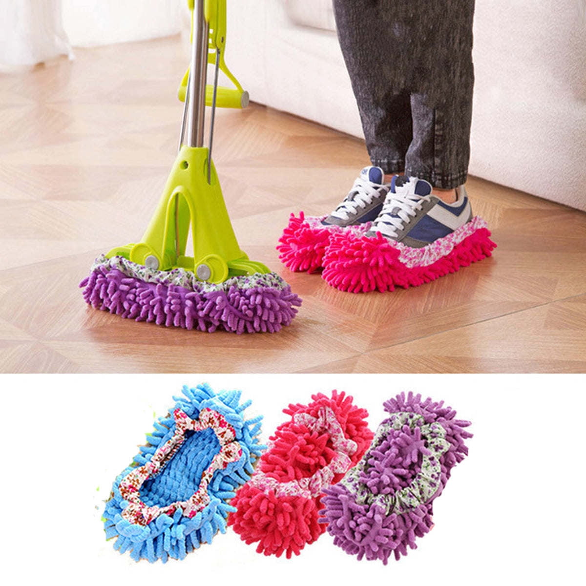 MopStep - Lazy Mop Slippers – Sovereign Styles