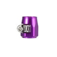 thumbnail image 6 of 4pcs AN6 Hex Purple Car Hose Finisher Clamp Adapter Line End Cover Connector, 6 of 6