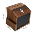thumbnail image 2 of PAMINGONO Wooden Cash Box For School Feedback Collection In Vintage Style 1Pack, 2 of 6