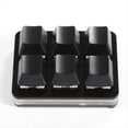 thumbnail image 2 of Teclado de Acceso Directo Personalizable de 6 Teclas Mini Teclado Copiar y Pegar Completo Teclado de Contraseña de 1 Toque Negro, 2 of 7