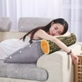 thumbnail image 4 of Decorative Log Throw Pillow,Cylindrical Wood Pile Cushion,3D Digital Print Funny Cute Wood Pillow for Camping Home Couch Sofa Bedroom Decor, 4 of 8
