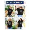 thumbnail image 6 of Anbech Christian Shirts Women Faith T Shirts Plus Size Graphic Shirts Oversized Short Sleeve Loose Tee, 6 of 7