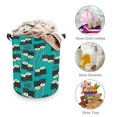thumbnail image 2 of Sushi-licious! Large Dirty Clothes Hamper Foldable Laundry Basket with Handles for Bedroom Bathroom, 2 of 7