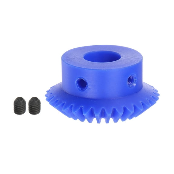 Uxcell 1.5 Modulus 30 Teeth 15mm Inner Hole Plastic Tapered Bevel Gear