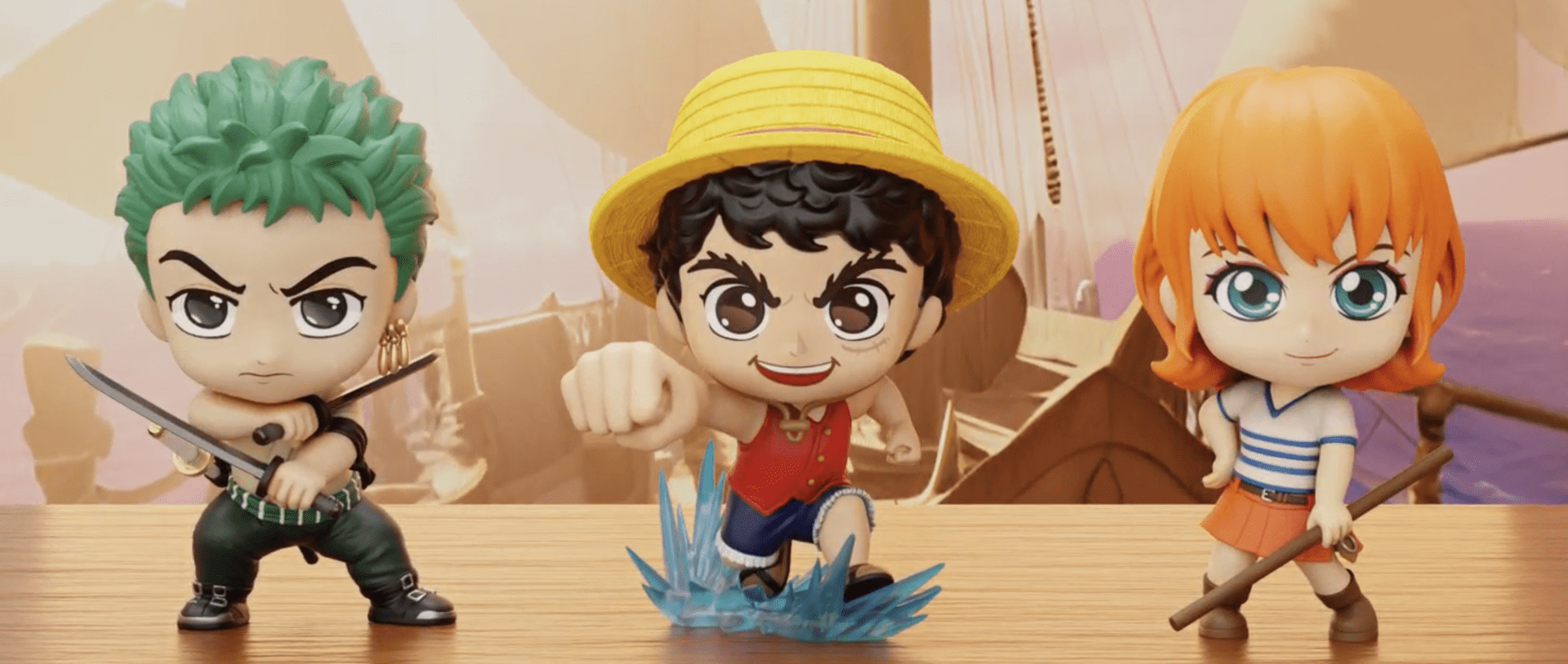 One Piece Netflix Cosbaby Bobble Head - Assorted