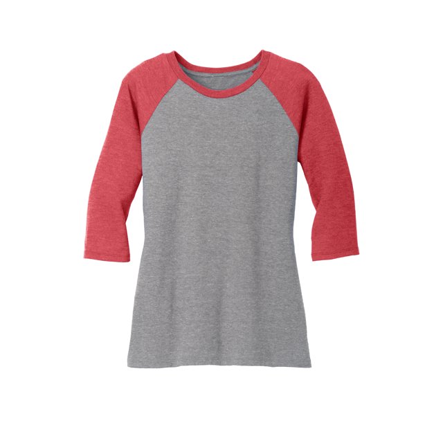 Gravity Threads Femmes Manches 3/4 Raglan - Givre Rouge/gris - Grand