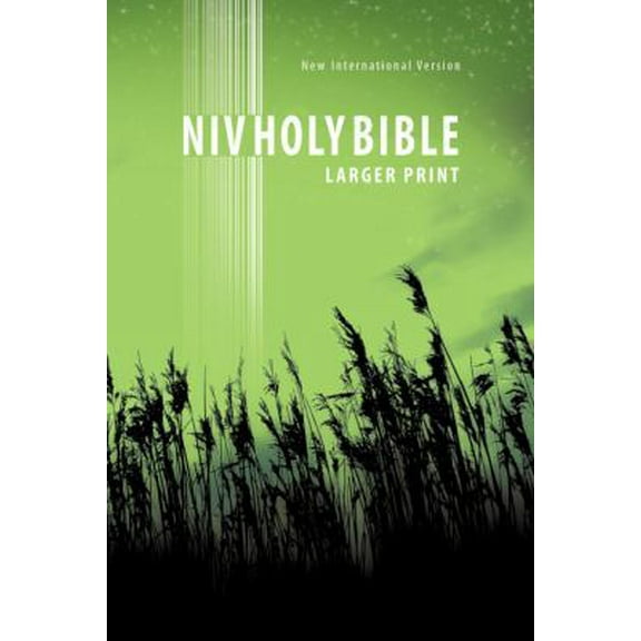 Pre-Owned NIV, New Testament, Large Print, Paperback, Green (Paperback) 156320620X 9781563206207