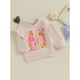 thumbnail image 3 of Big Sister Little Sister Matching Outfit Sweatshirt Romper Long Sleeve Pullover Shirt Tops Sibling Fall Clothes, 3 of 8