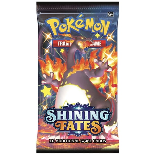 Paquete de refuerzo Pokémon TCG Shining Fates con 10 cartas