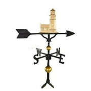 Montague Metal Products WV-392-GB 300 Series 32 In. Deluxe Gold Cottage Lighthouse Weathervane