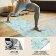 thumbnail image 4 of Princess Pattern Hot Yoga Mat Towel Non Slip for Hot Yoga - Quick-Drying Yoga Mat Cover with 4 Corner Pockets with Travel Bag - Hot Yoga Towel Non Slip 74"x26", 4 of 6