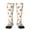 2 Black-2, variant on Squirrel Giving A Gift print thigh-high socks, crafted for both men and women with a stretchy, high-opaque design perfect for daily wear