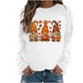 thumbnail image 2 of Meichang Hauts pour Femmes Automne Action de Grâce T-Shirts Graphiques Décontractés Manches Longues Coupe Ample Col Rond Chandail Blouse Hauts, 2 of 4