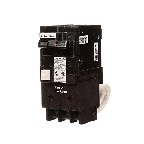 Siemens QF230AP 30 Amp, 2 Pole, 120/240V Ground Fault Circuit Interrupter with Self Test and Lockout Feature