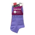 thumbnail image 2 of Hanes Women's No Show Socks, Moves, 3-Pack, Size 5-9, 2 of 6