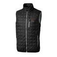 thumbnail image 2 of Men's Cutter & Buck Black Alabama Crimson Tide Team Logo Big & Tall Rainier PrimaLoft Eco Insulated Full-Zip Puffer Vest, 2 of 3