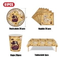 thumbnail image 2 of Pirate Birthday Party Decoration Supplies Disposable Tableware Set Pirate Treasure Map Backdrop Cup Birthday Party For Boys Kid, 2 of 5