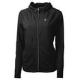 thumbnail image 2 of Women's Cutter & Buck Black Ohio State Buckeyes Adapt Eco Knit Hybrid Recycled Full-Zip Hoodie, 2 of 3