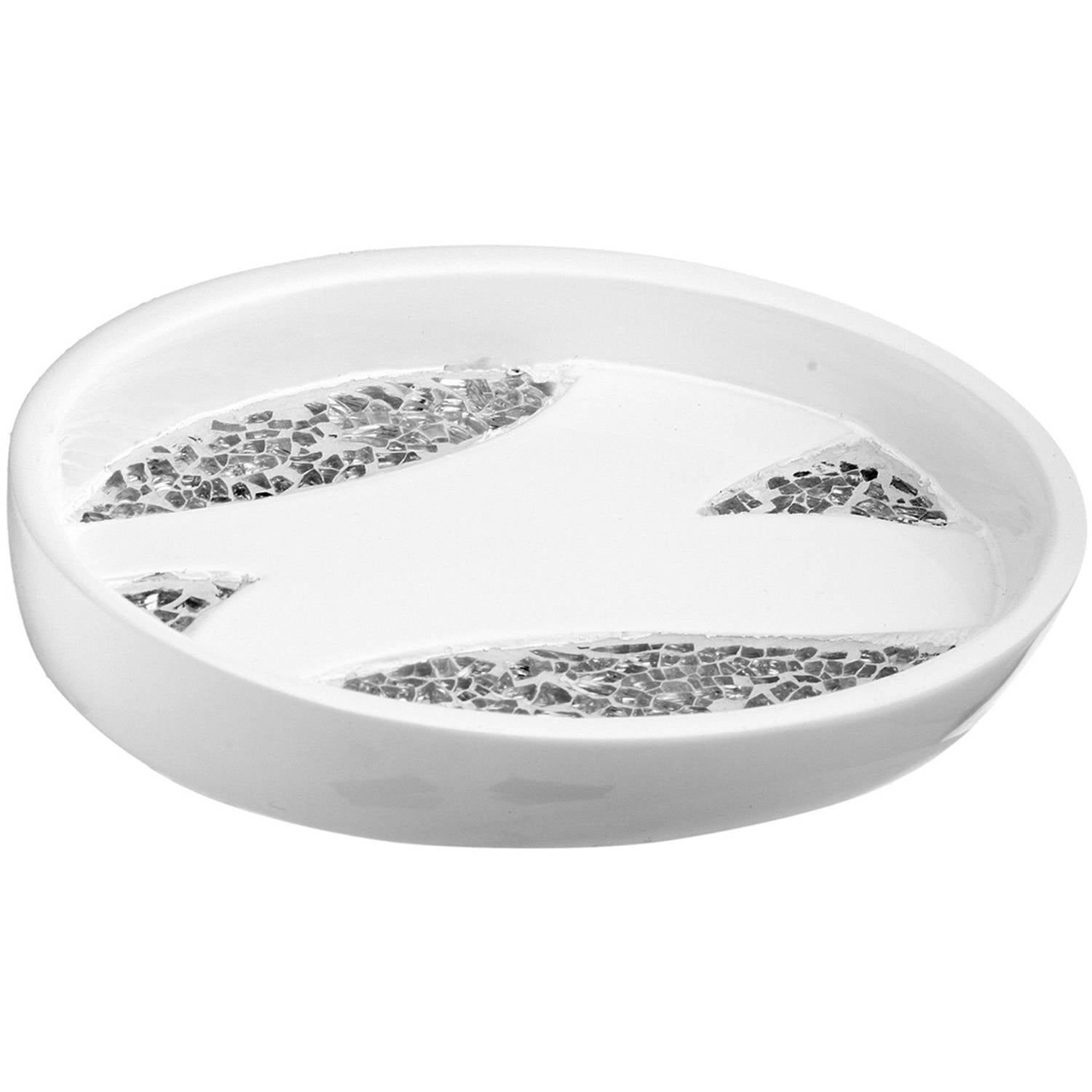 Popular Bath Sinatra White Collection Bathroom Sink Soap Dish